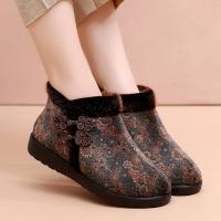 Нескользящие хлопковые туфли Brown-32