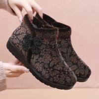 Нескользящие хлопковые туфли Black-30
