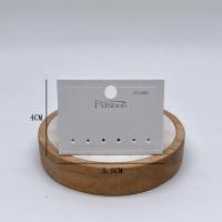 (5,5*4) Серьги F Bump Card Card (100 штук)-WARM WHITE C34